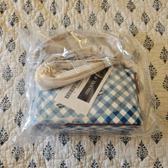 NWT Dooney & Bourke Suki Crossbody Sky Blue Gingham Check BGNGH1696 Purse - Picture 6 of 16